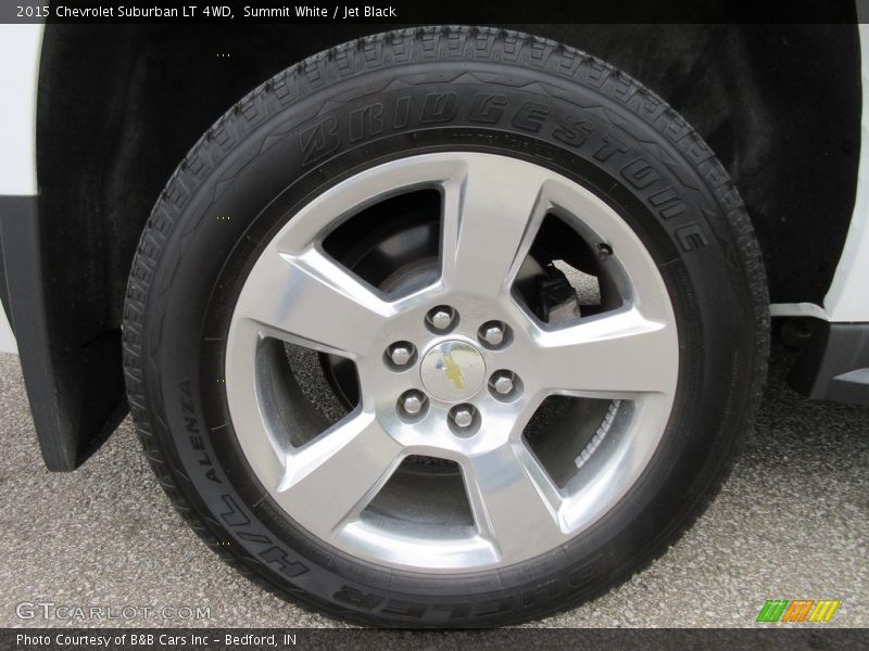 Summit White / Jet Black 2015 Chevrolet Suburban LT 4WD