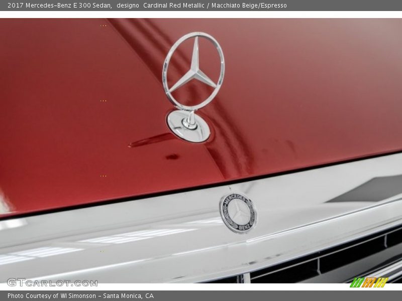 designo  Cardinal Red Metallic / Macchiato Beige/Espresso 2017 Mercedes-Benz E 300 Sedan