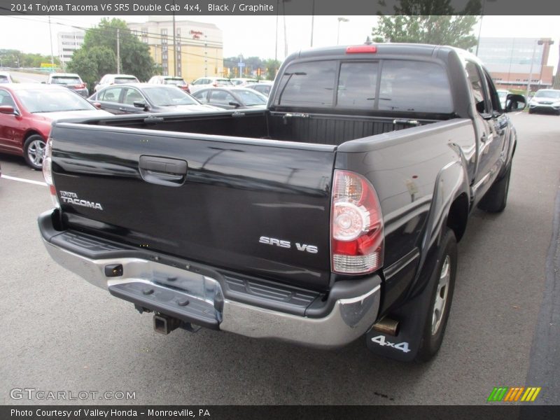 Black / Graphite 2014 Toyota Tacoma V6 SR5 Double Cab 4x4