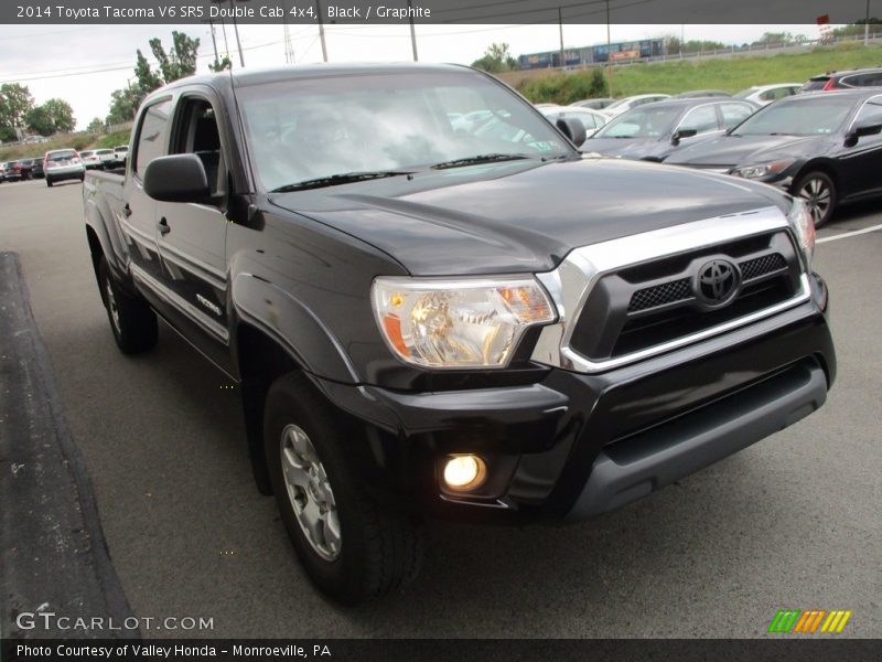 Black / Graphite 2014 Toyota Tacoma V6 SR5 Double Cab 4x4
