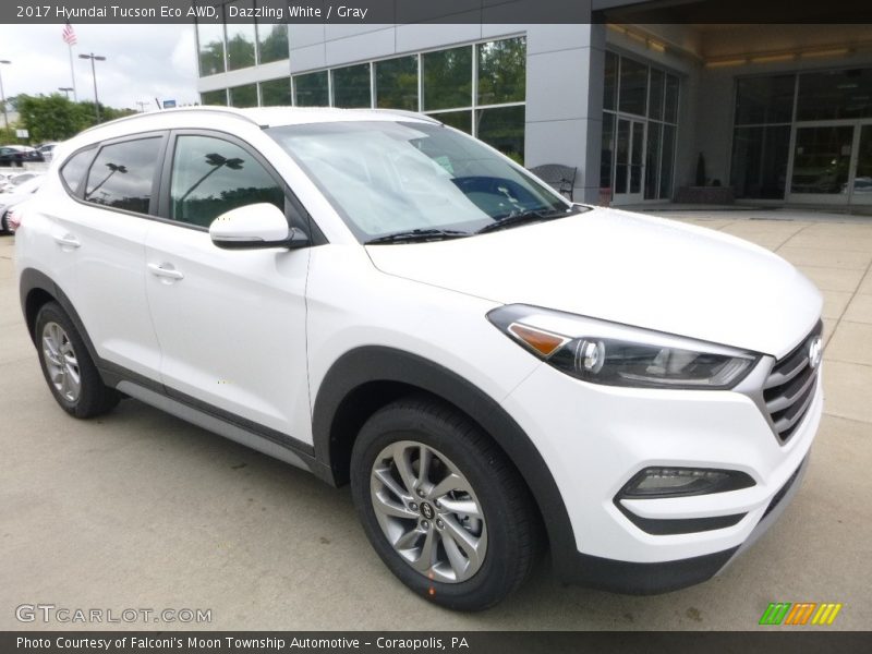 Dazzling White / Gray 2017 Hyundai Tucson Eco AWD