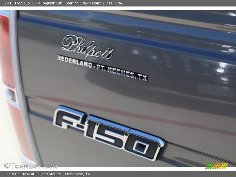 Sterling Gray Metallic / Steel Gray 2013 Ford F150 STX Regular Cab