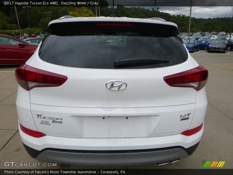 Dazzling White / Gray 2017 Hyundai Tucson Eco AWD