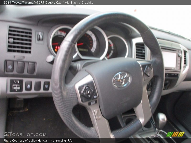Black / Graphite 2014 Toyota Tacoma V6 SR5 Double Cab 4x4