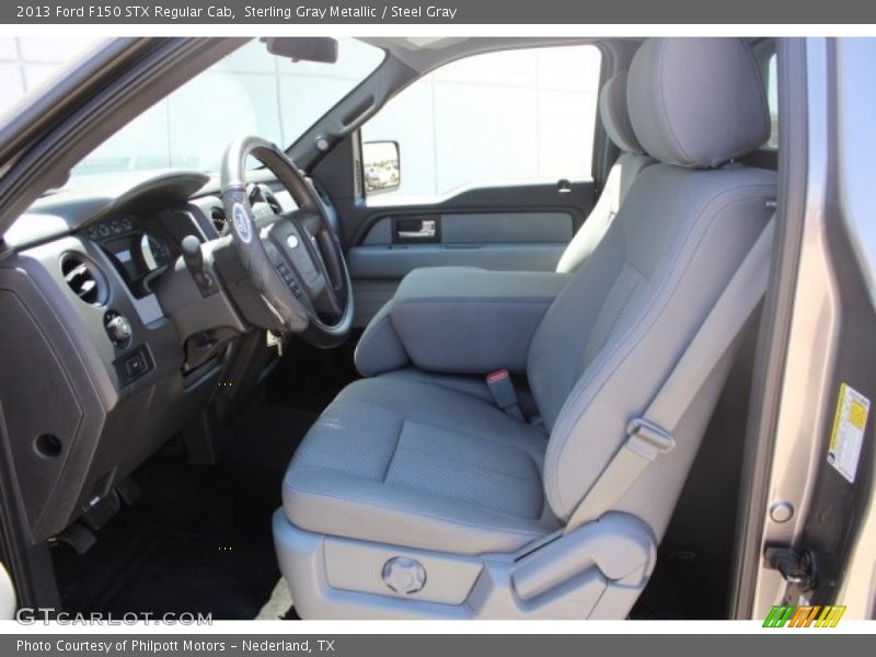 Sterling Gray Metallic / Steel Gray 2013 Ford F150 STX Regular Cab