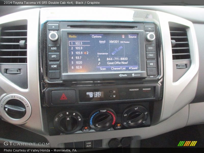 Black / Graphite 2014 Toyota Tacoma V6 SR5 Double Cab 4x4