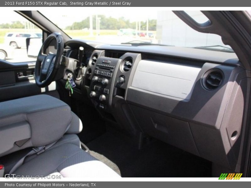 Sterling Gray Metallic / Steel Gray 2013 Ford F150 STX Regular Cab