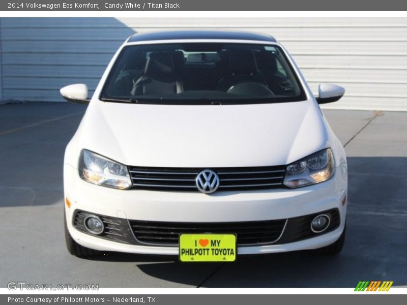 Candy White / Titan Black 2014 Volkswagen Eos Komfort