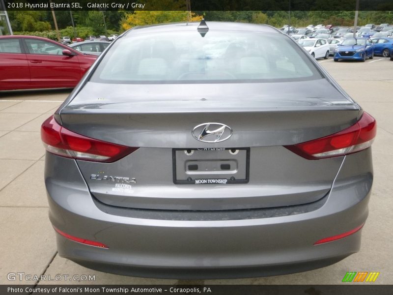 Galactic Gray / Gray 2018 Hyundai Elantra SEL