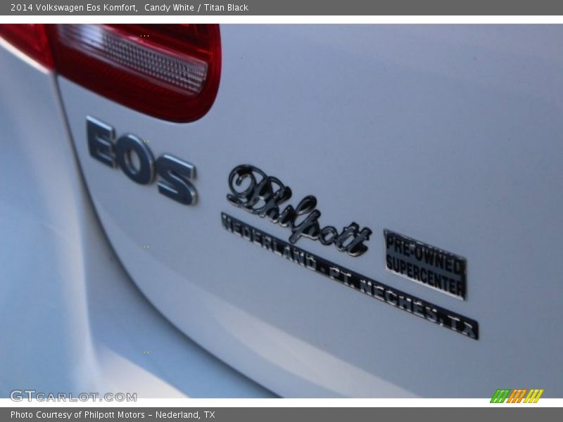 Candy White / Titan Black 2014 Volkswagen Eos Komfort