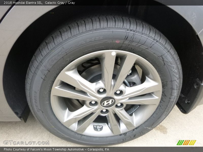 Galactic Gray / Gray 2018 Hyundai Elantra SEL