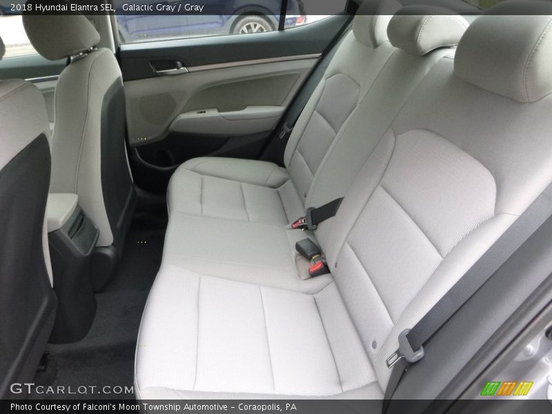 Galactic Gray / Gray 2018 Hyundai Elantra SEL