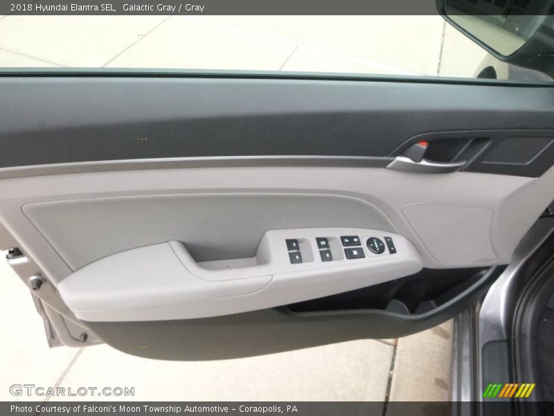 Galactic Gray / Gray 2018 Hyundai Elantra SEL