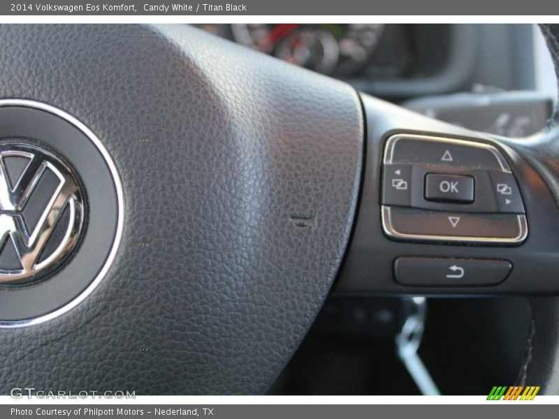 Candy White / Titan Black 2014 Volkswagen Eos Komfort