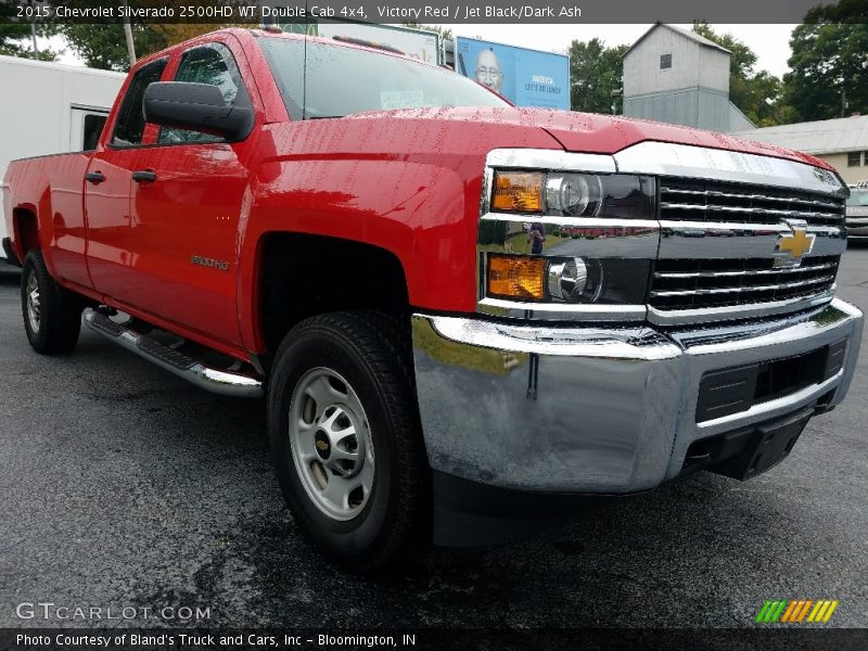 Victory Red / Jet Black/Dark Ash 2015 Chevrolet Silverado 2500HD WT Double Cab 4x4