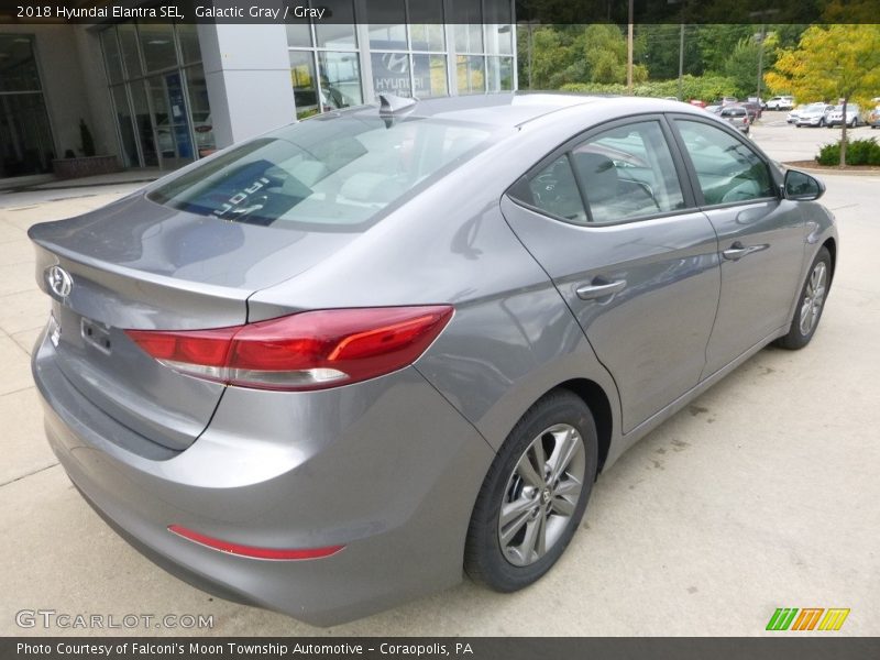 Galactic Gray / Gray 2018 Hyundai Elantra SEL
