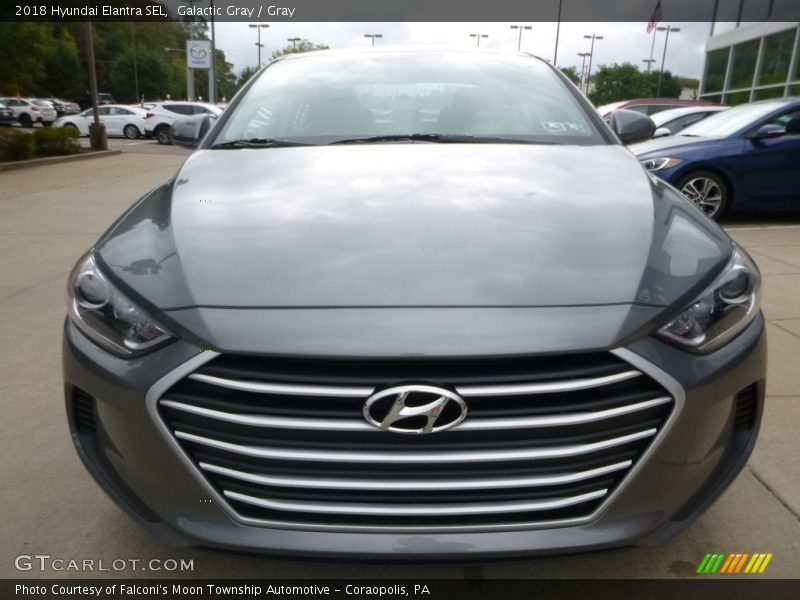 Galactic Gray / Gray 2018 Hyundai Elantra SEL