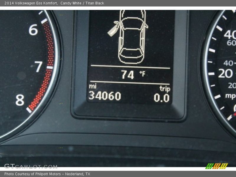 Candy White / Titan Black 2014 Volkswagen Eos Komfort