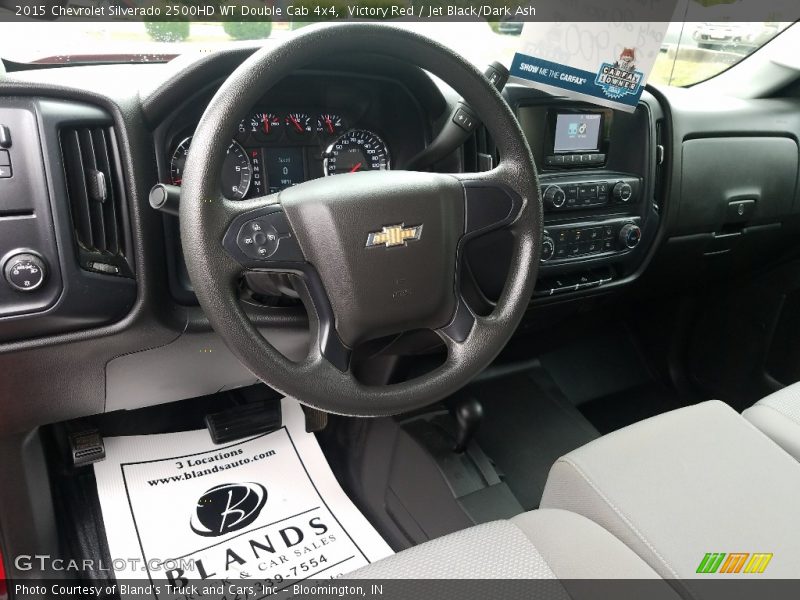 Victory Red / Jet Black/Dark Ash 2015 Chevrolet Silverado 2500HD WT Double Cab 4x4