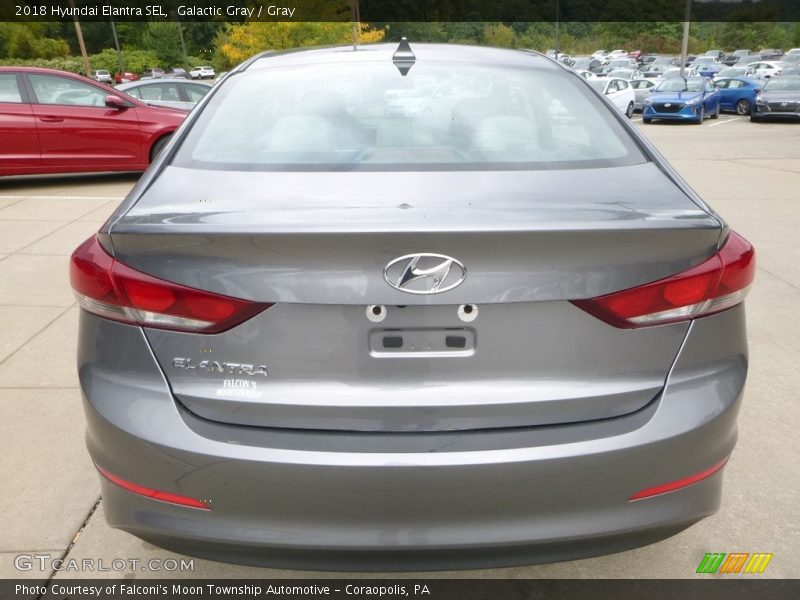 Galactic Gray / Gray 2018 Hyundai Elantra SEL