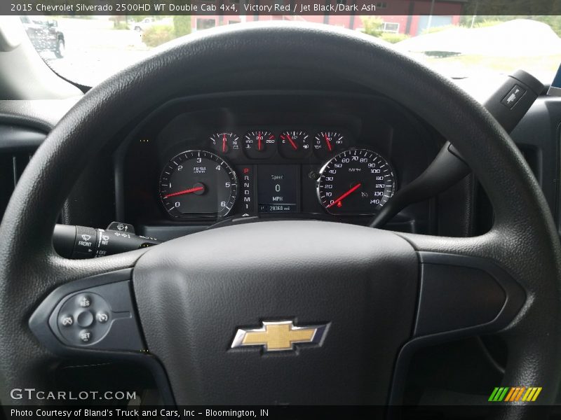 Victory Red / Jet Black/Dark Ash 2015 Chevrolet Silverado 2500HD WT Double Cab 4x4