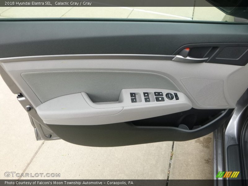 Galactic Gray / Gray 2018 Hyundai Elantra SEL