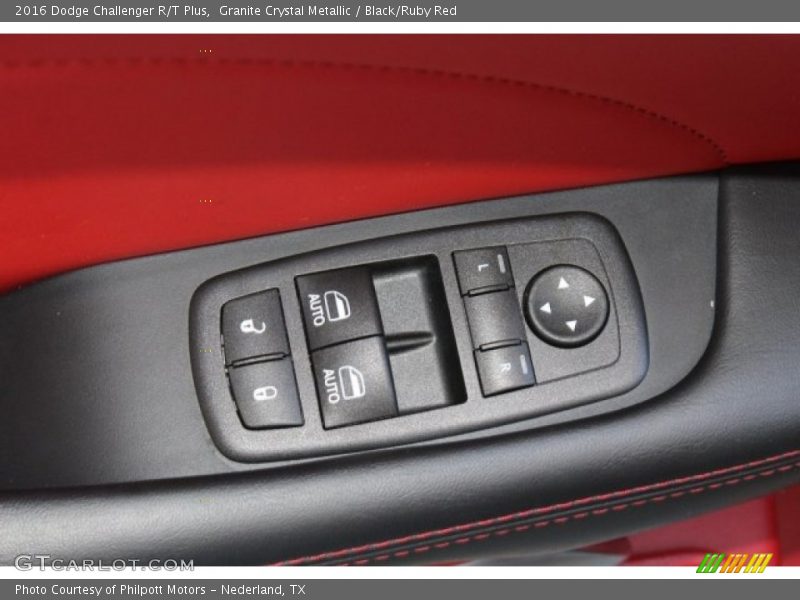 Granite Crystal Metallic / Black/Ruby Red 2016 Dodge Challenger R/T Plus