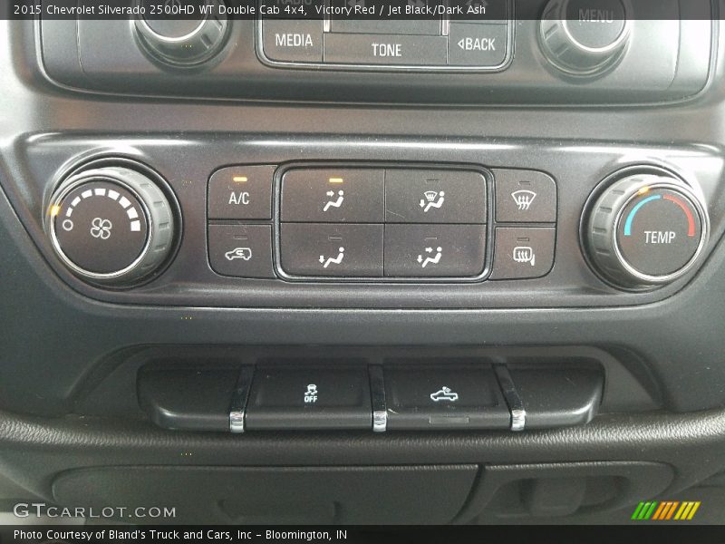 Victory Red / Jet Black/Dark Ash 2015 Chevrolet Silverado 2500HD WT Double Cab 4x4