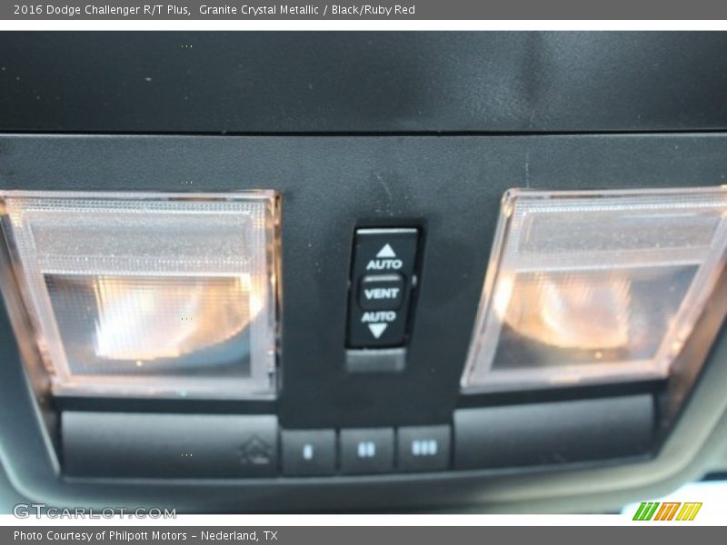 Granite Crystal Metallic / Black/Ruby Red 2016 Dodge Challenger R/T Plus