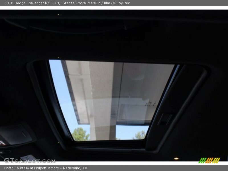Granite Crystal Metallic / Black/Ruby Red 2016 Dodge Challenger R/T Plus
