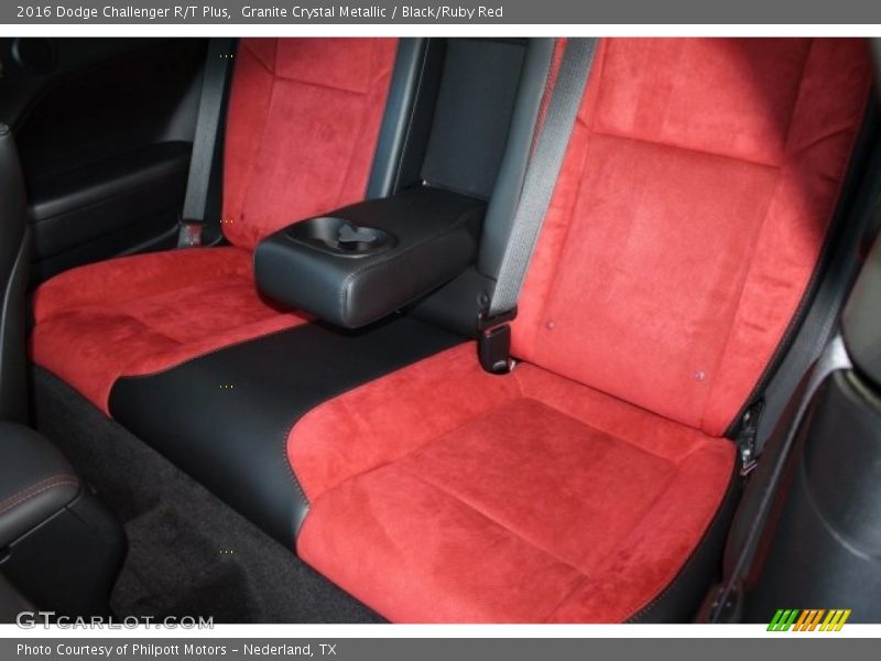 Granite Crystal Metallic / Black/Ruby Red 2016 Dodge Challenger R/T Plus