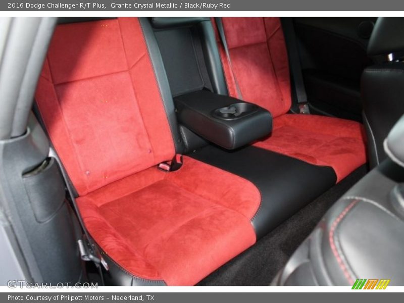 Granite Crystal Metallic / Black/Ruby Red 2016 Dodge Challenger R/T Plus