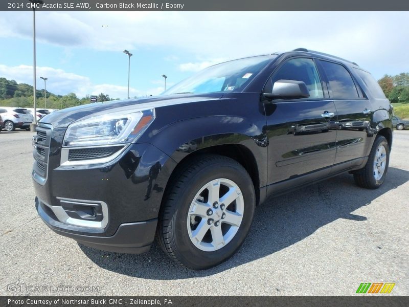 Carbon Black Metallic / Ebony 2014 GMC Acadia SLE AWD