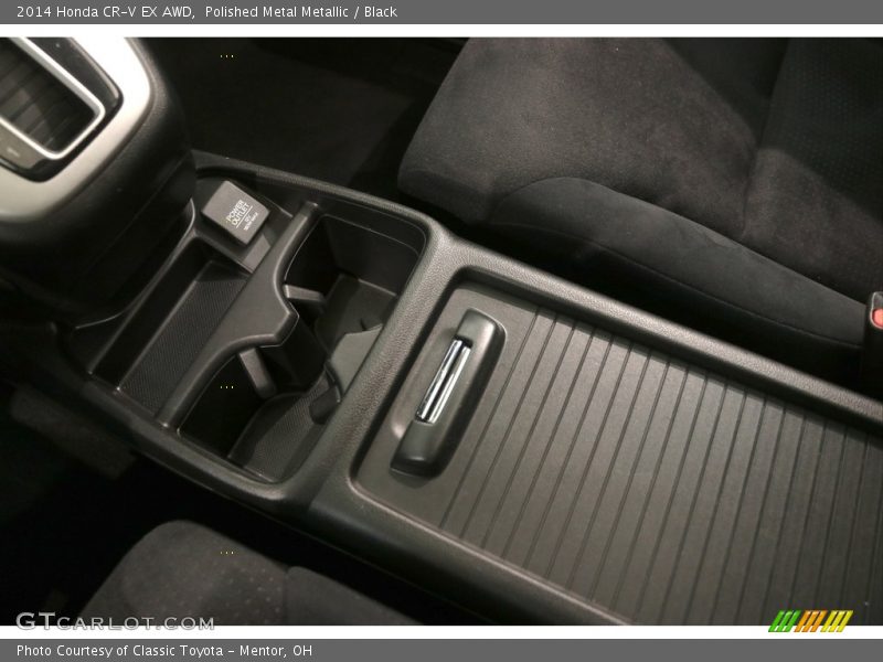 Polished Metal Metallic / Black 2014 Honda CR-V EX AWD