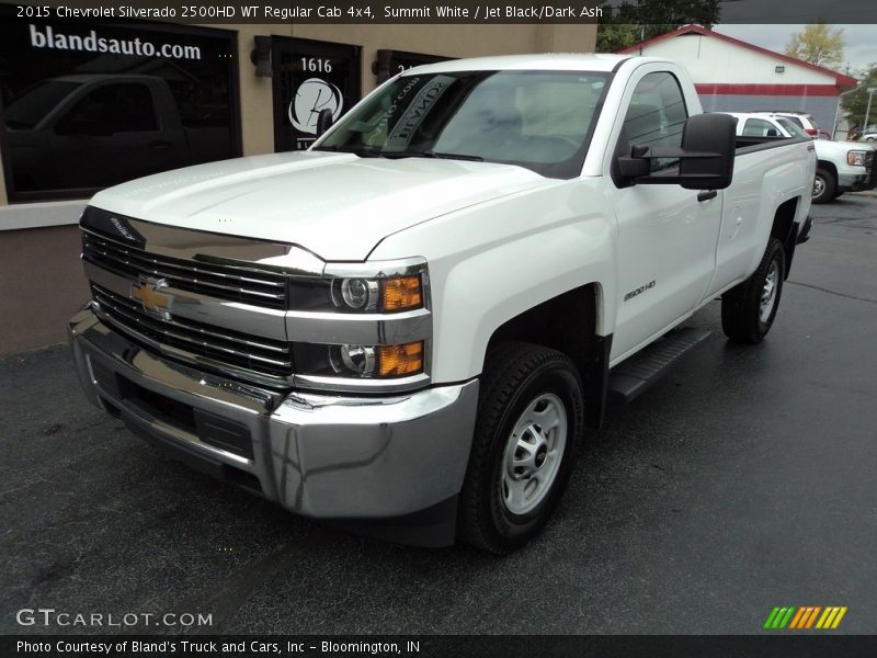 Summit White / Jet Black/Dark Ash 2015 Chevrolet Silverado 2500HD WT Regular Cab 4x4