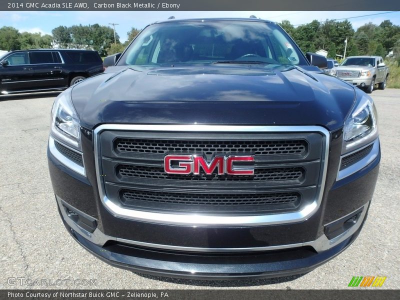 Carbon Black Metallic / Ebony 2014 GMC Acadia SLE AWD