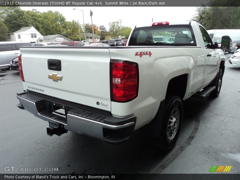 Summit White / Jet Black/Dark Ash 2015 Chevrolet Silverado 2500HD WT Regular Cab 4x4