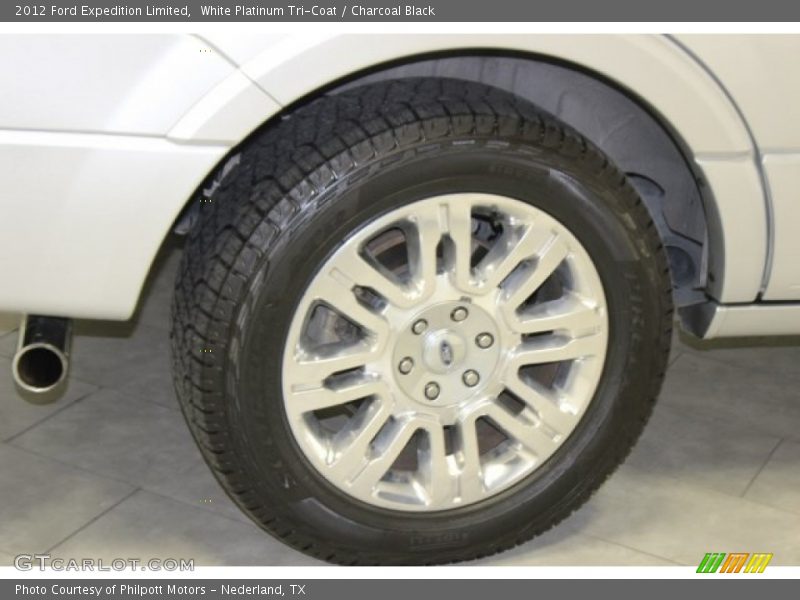 White Platinum Tri-Coat / Charcoal Black 2012 Ford Expedition Limited