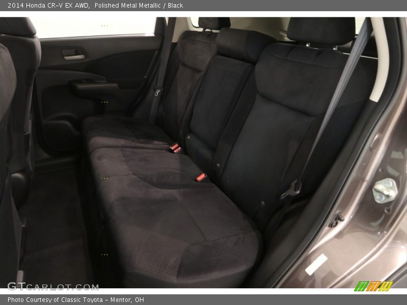 Polished Metal Metallic / Black 2014 Honda CR-V EX AWD