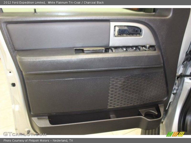 White Platinum Tri-Coat / Charcoal Black 2012 Ford Expedition Limited