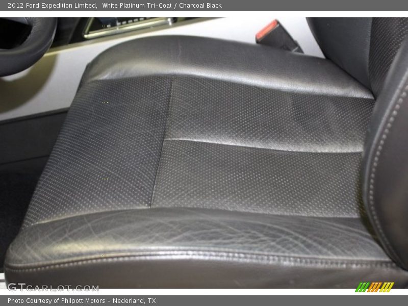 White Platinum Tri-Coat / Charcoal Black 2012 Ford Expedition Limited