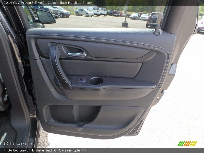 Carbon Black Metallic / Ebony 2014 GMC Acadia SLE AWD