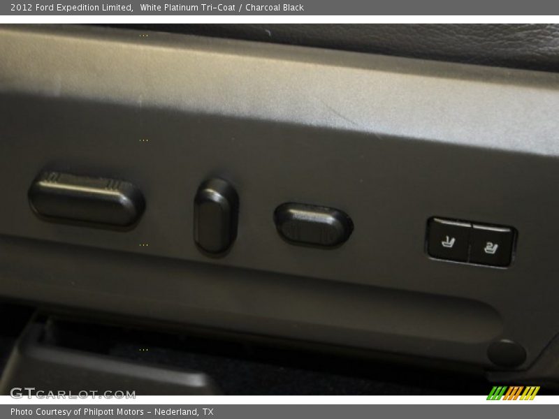 White Platinum Tri-Coat / Charcoal Black 2012 Ford Expedition Limited