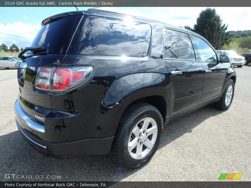 Carbon Black Metallic / Ebony 2014 GMC Acadia SLE AWD