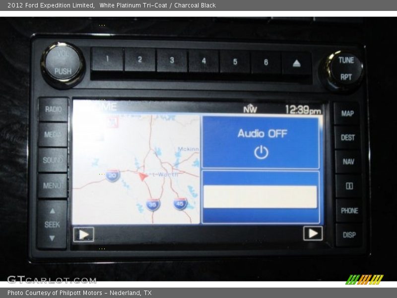 White Platinum Tri-Coat / Charcoal Black 2012 Ford Expedition Limited