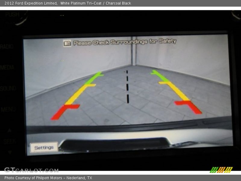 White Platinum Tri-Coat / Charcoal Black 2012 Ford Expedition Limited