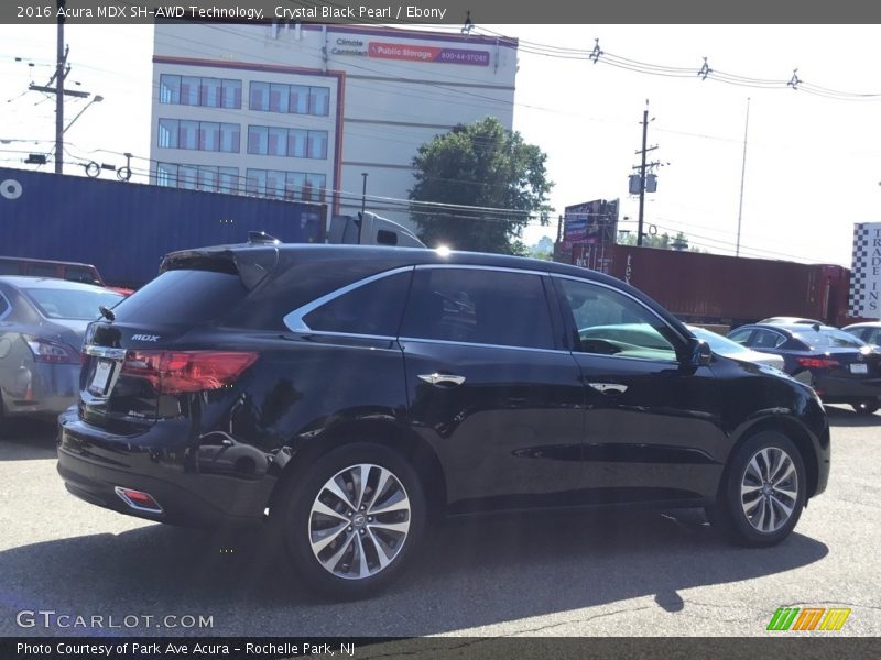 Crystal Black Pearl / Ebony 2016 Acura MDX SH-AWD Technology