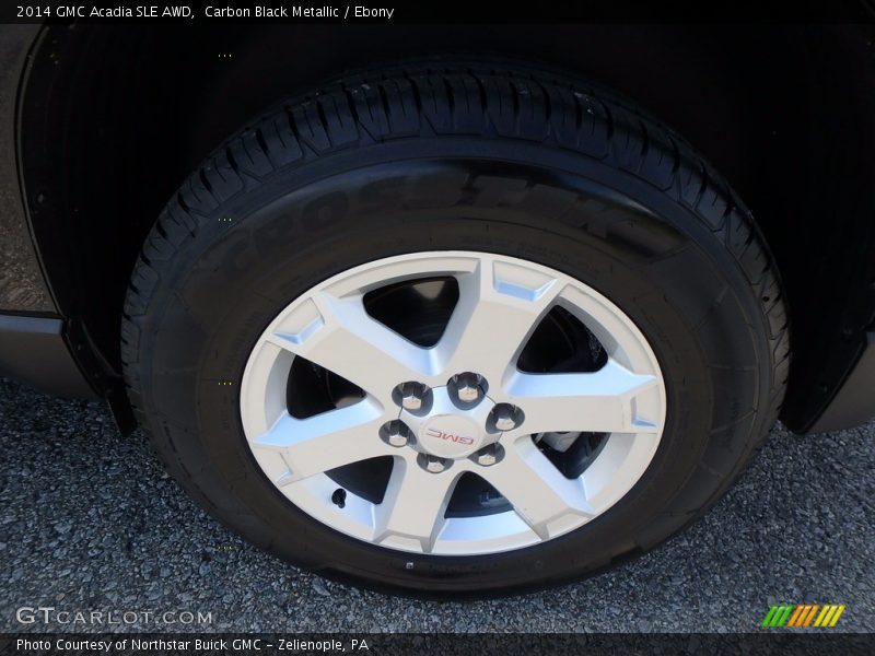 Carbon Black Metallic / Ebony 2014 GMC Acadia SLE AWD