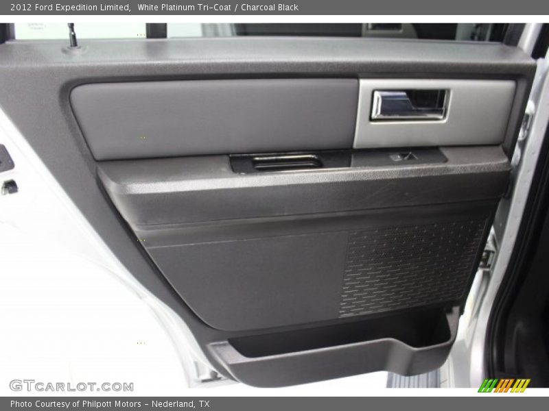 White Platinum Tri-Coat / Charcoal Black 2012 Ford Expedition Limited