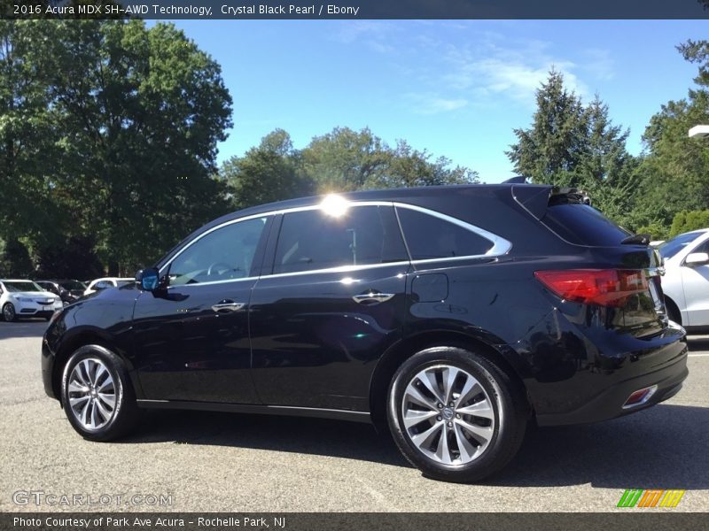 Crystal Black Pearl / Ebony 2016 Acura MDX SH-AWD Technology